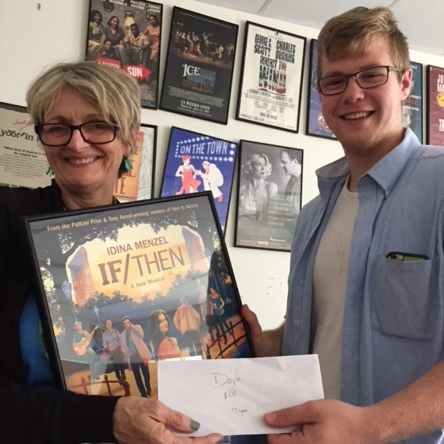 TJ and I kick off the Flori Doyle AHS Scholarship