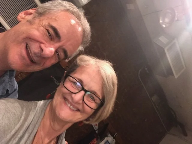 Flori with Scene Study Director, Mark Nelson