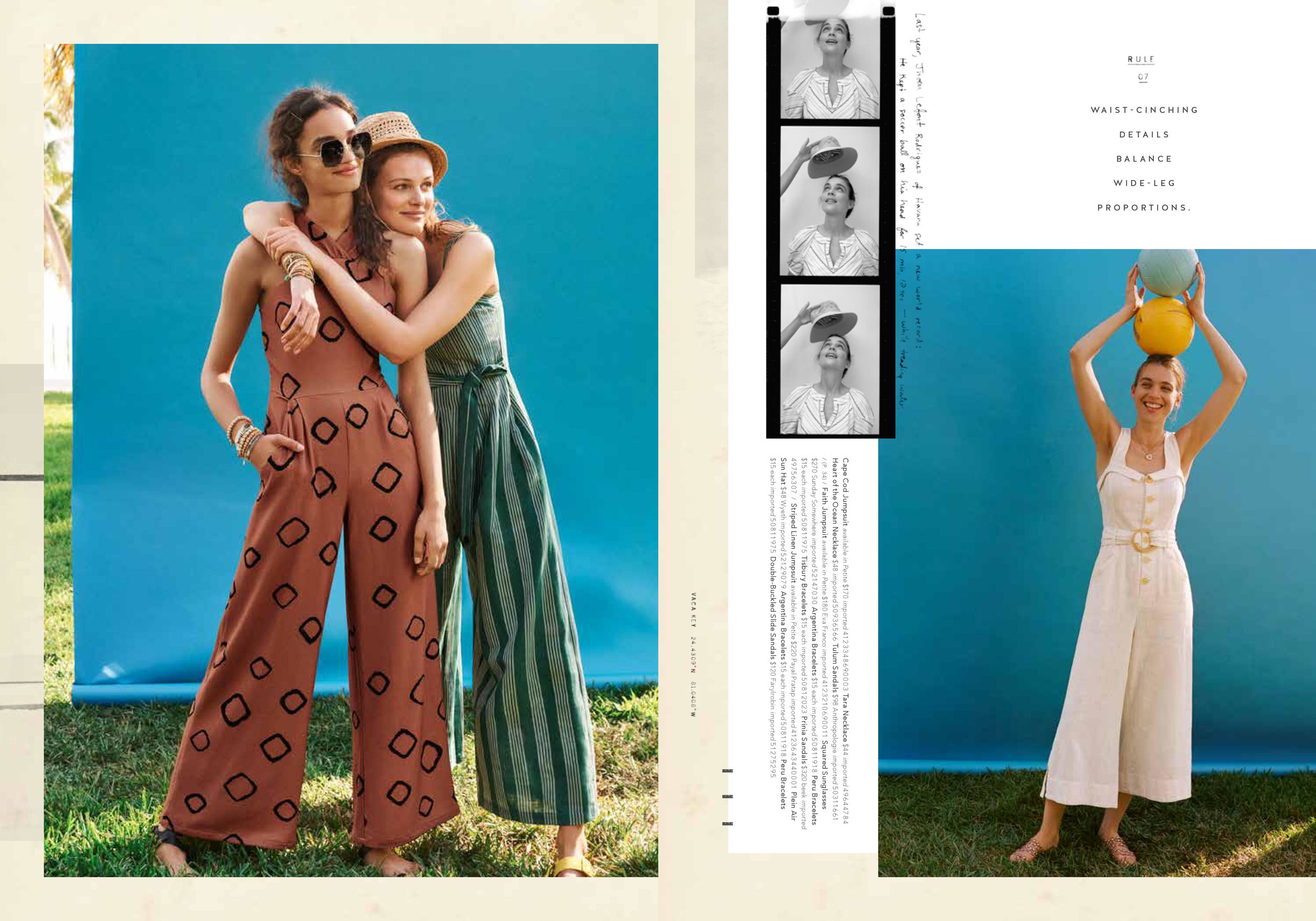 RULE 07 Waist-cinching details balance wide-leg proportions. Handwriting: Last year, Jhoen Lefont Rodriguez of Havana set a new world record: He kept a soccer ball on his head for 15 min, 12 sec – while treading water. 