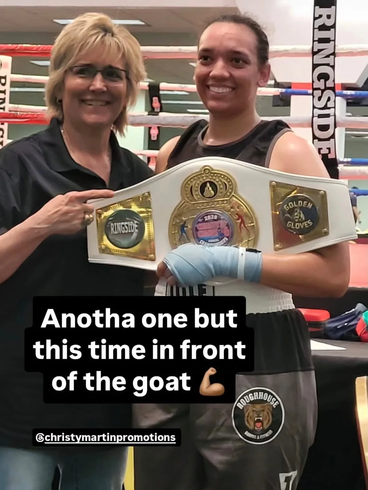 Congratulations to @dee_x12  for her flawless victory this weekend! Unanimous decision! @christymartinpromotions  Thanks to all the officials who dedicated their weekend so boxers could more opportunities! #oklbc27 #cmtourney #christymartin #tulsa #o