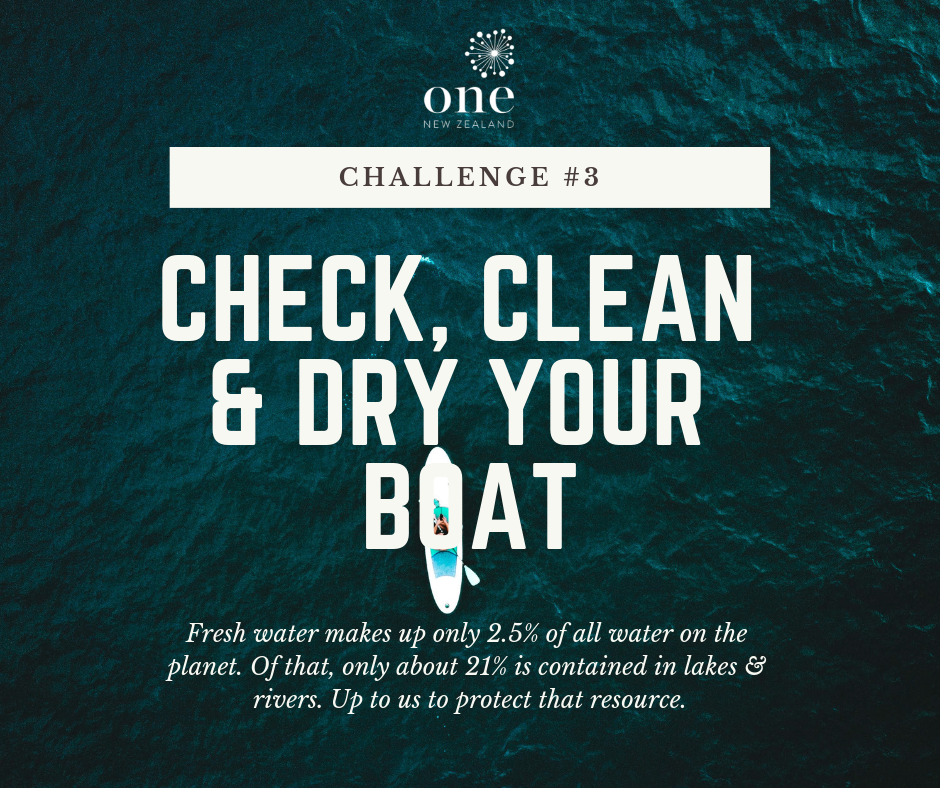 Challenge #3 - Check, Clean and Dry Your Boat