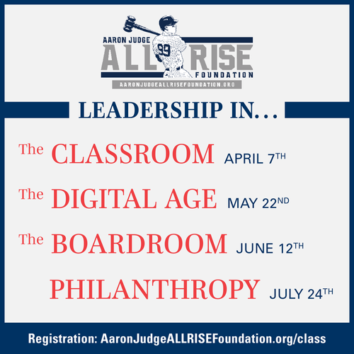 Aaron Judge All Rise Foundation