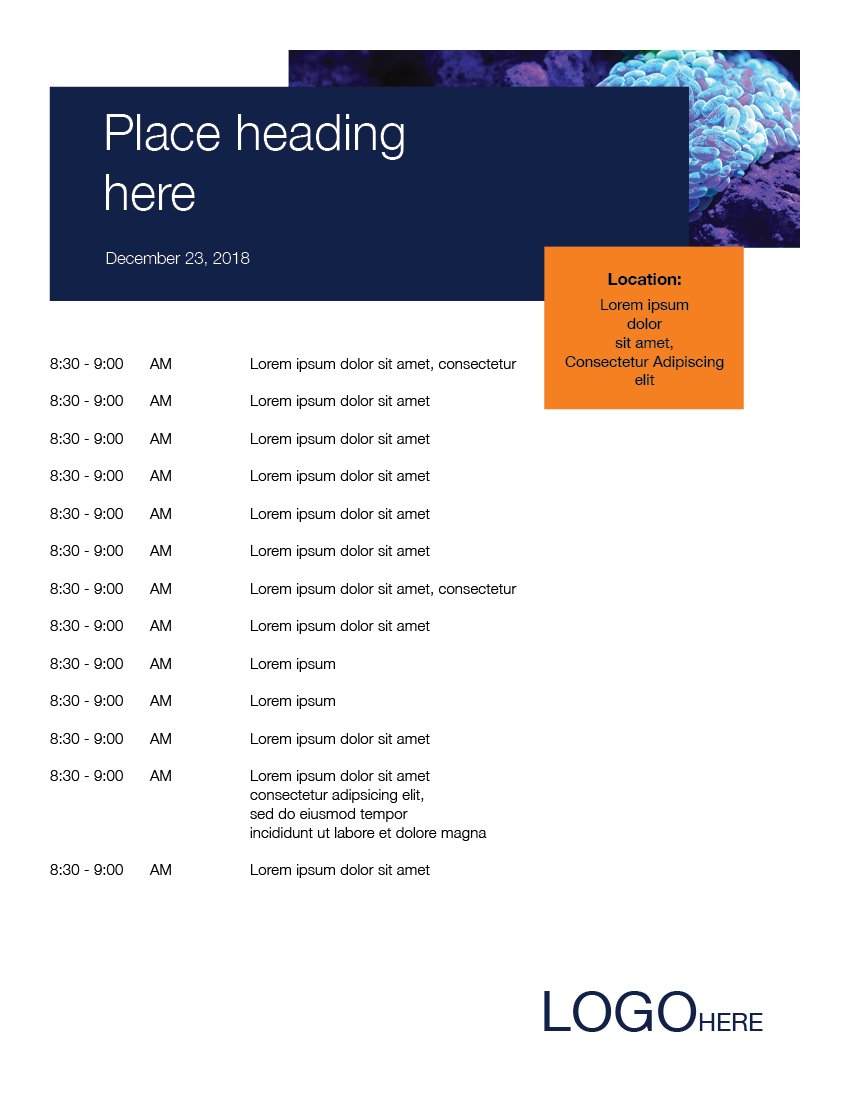 Agenda Design Example