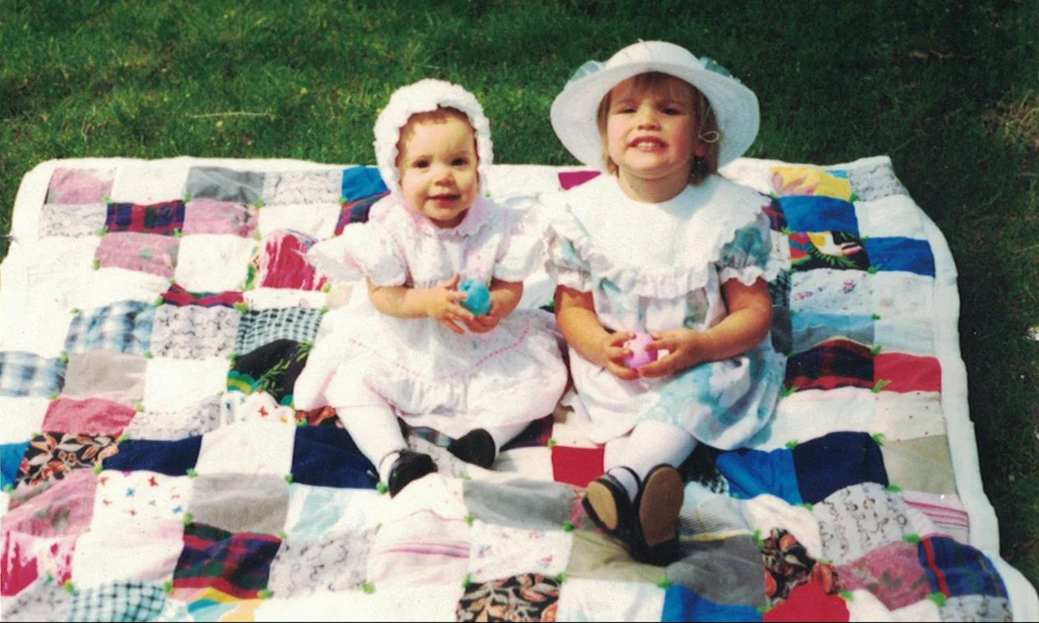 My first Quilt. Photo 1991.