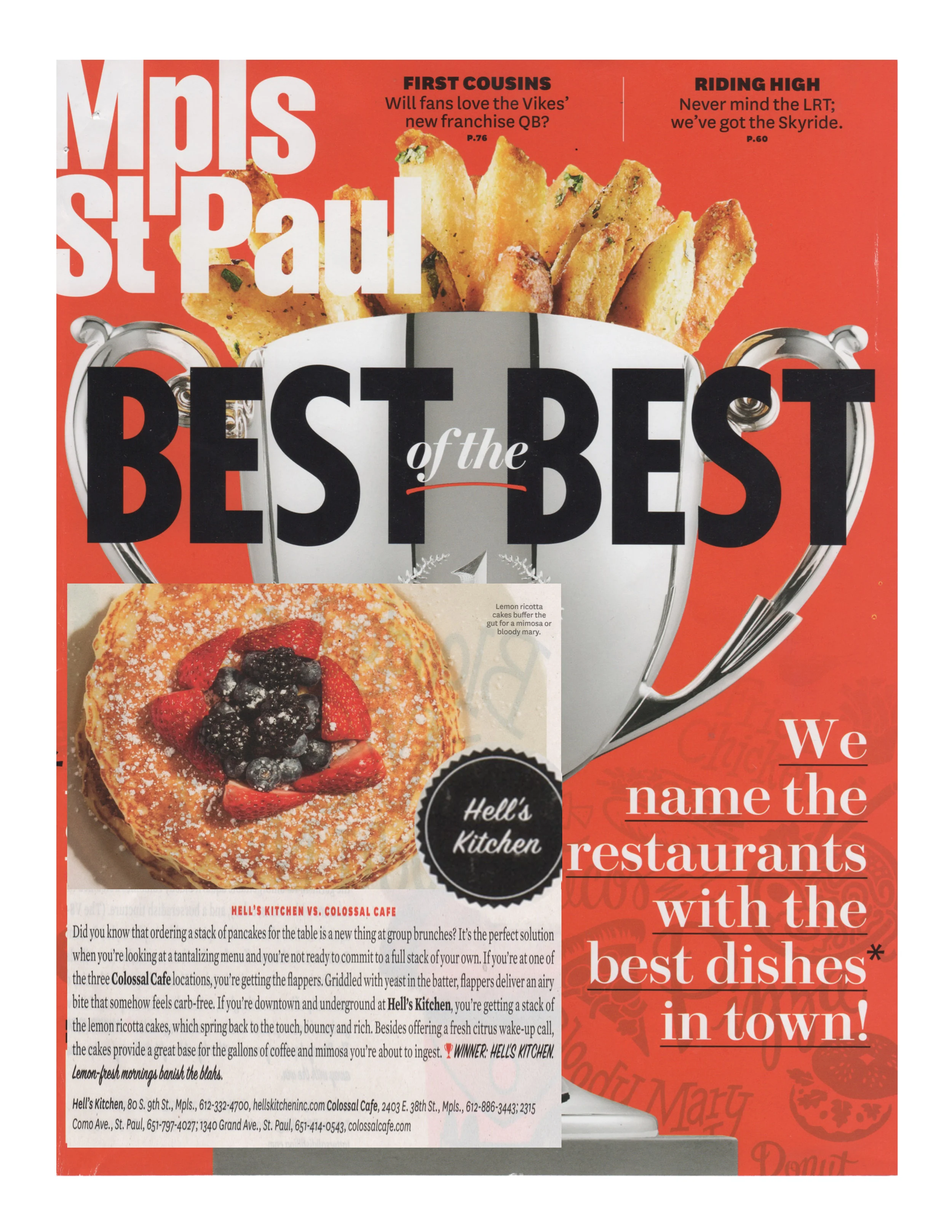 MPLS/St. Paul Magazine: Best of the Best - Pancakes