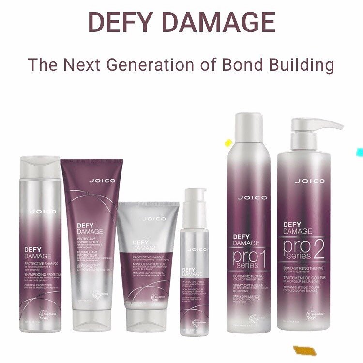 Isn&rsquo;t it time you had healthy, strong hair??? This range from Joico really gets the results!!

Talk to our team about Defy Damage!