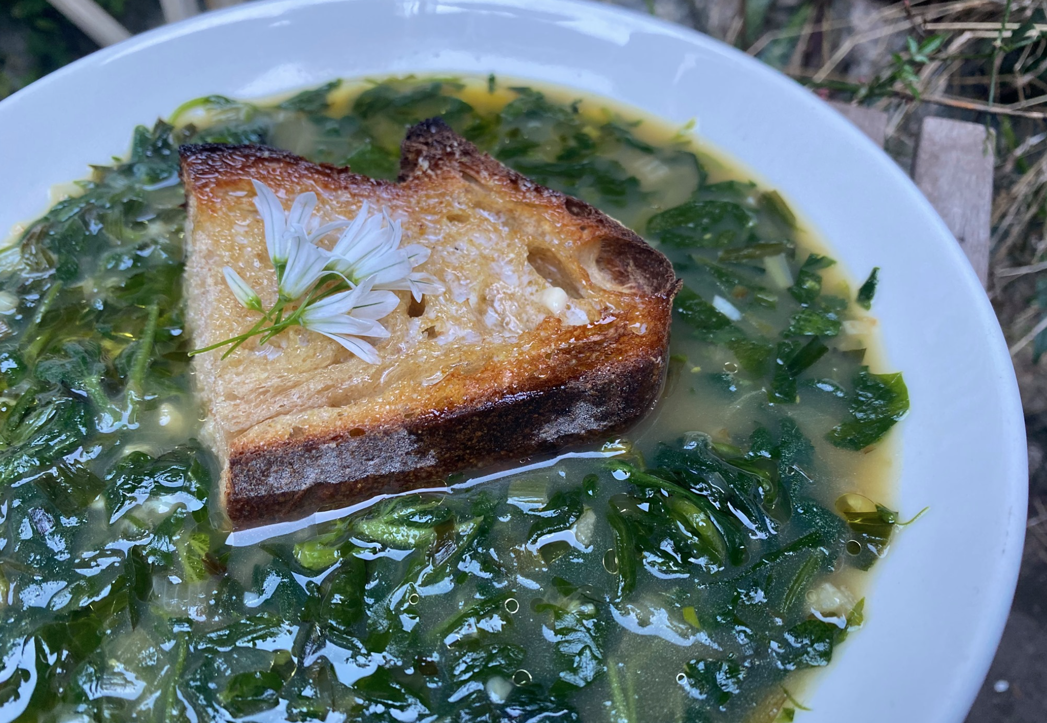 Wild Greens Avgolemono