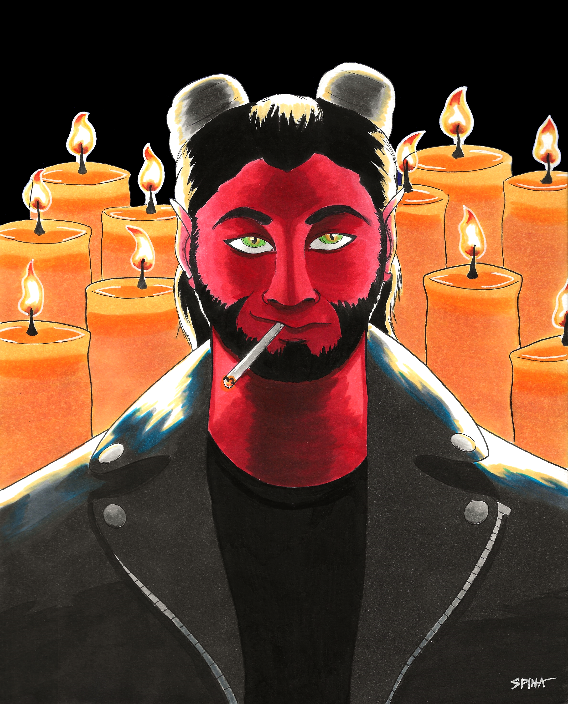 Dante Candles Copic Illustration.png