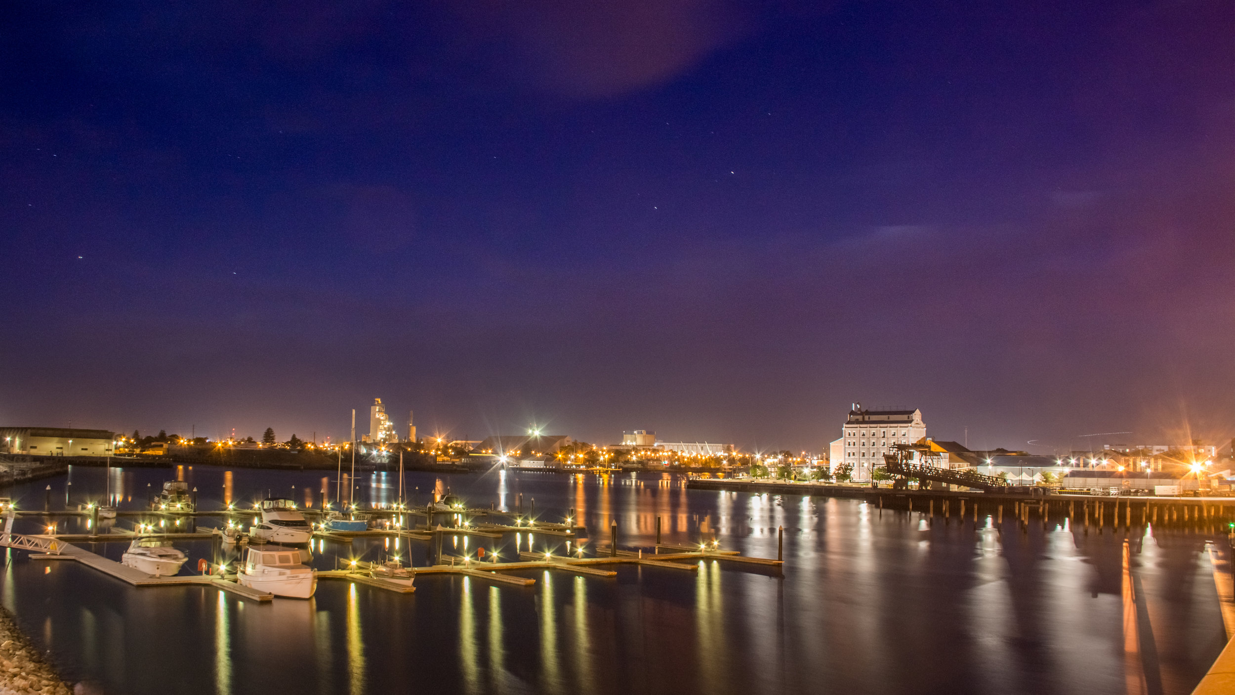 Port Adelaide at Night