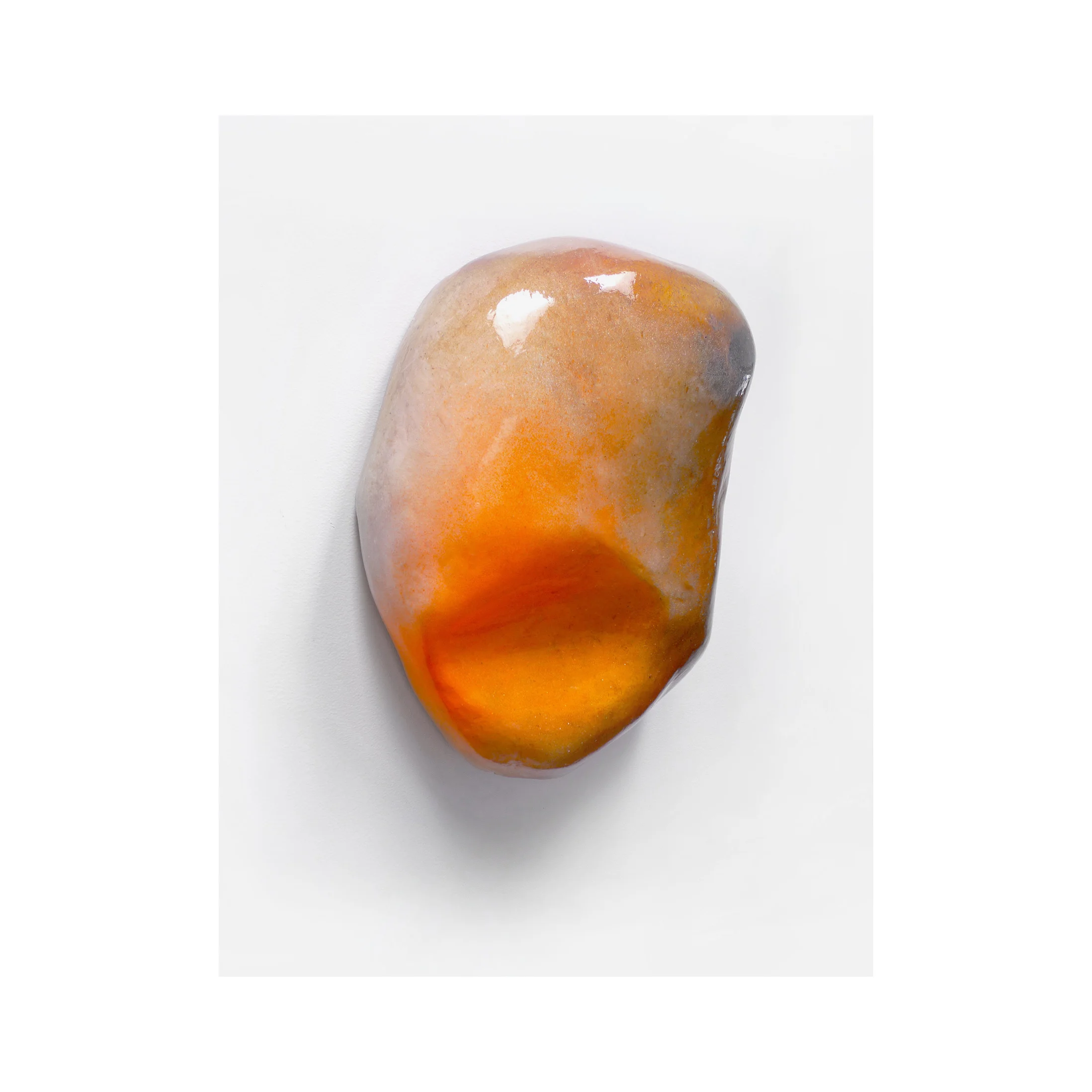  Oil-lacquer, pigment acrylic on polymer form • Approx 35x30cm • 2018 