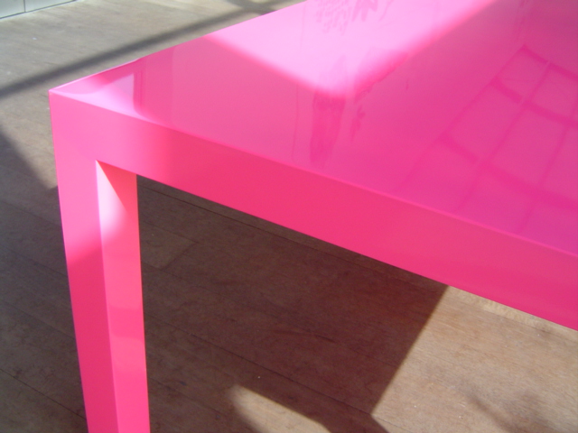 Pink Table Product Design