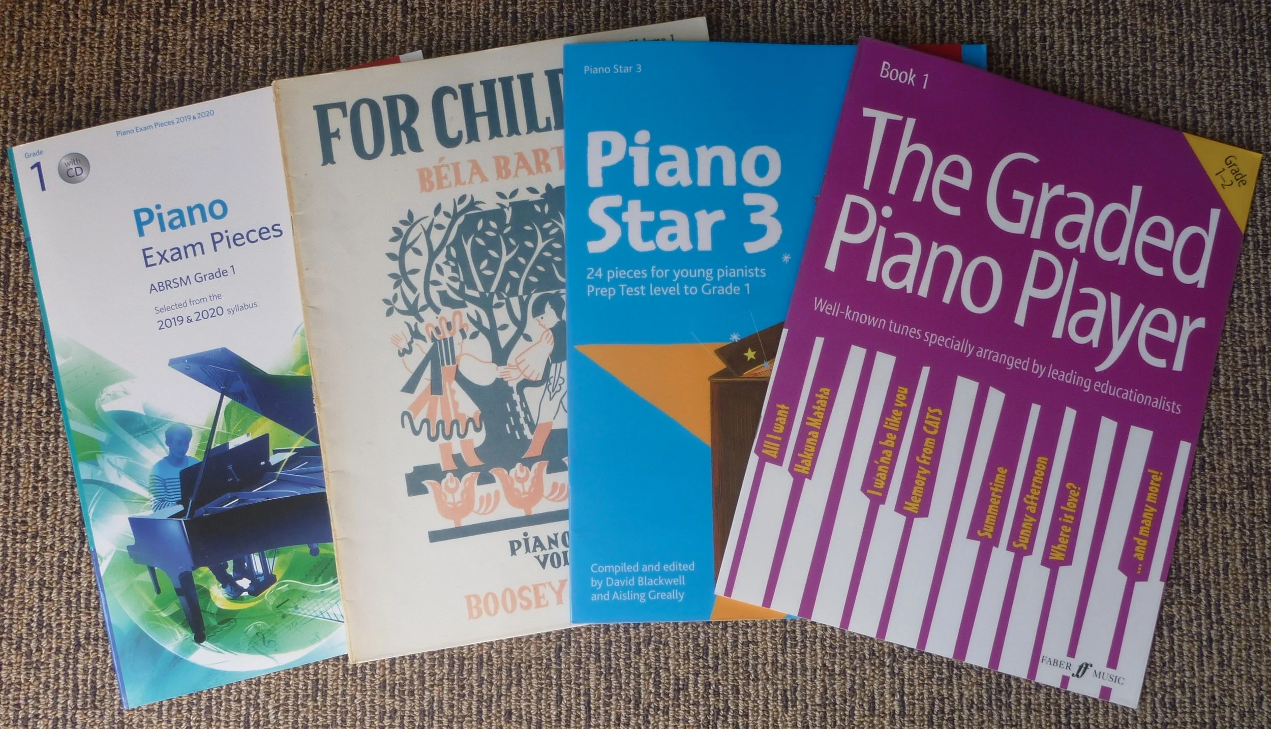 ABRSM Grade 1 piano exam books 2019 - 2020