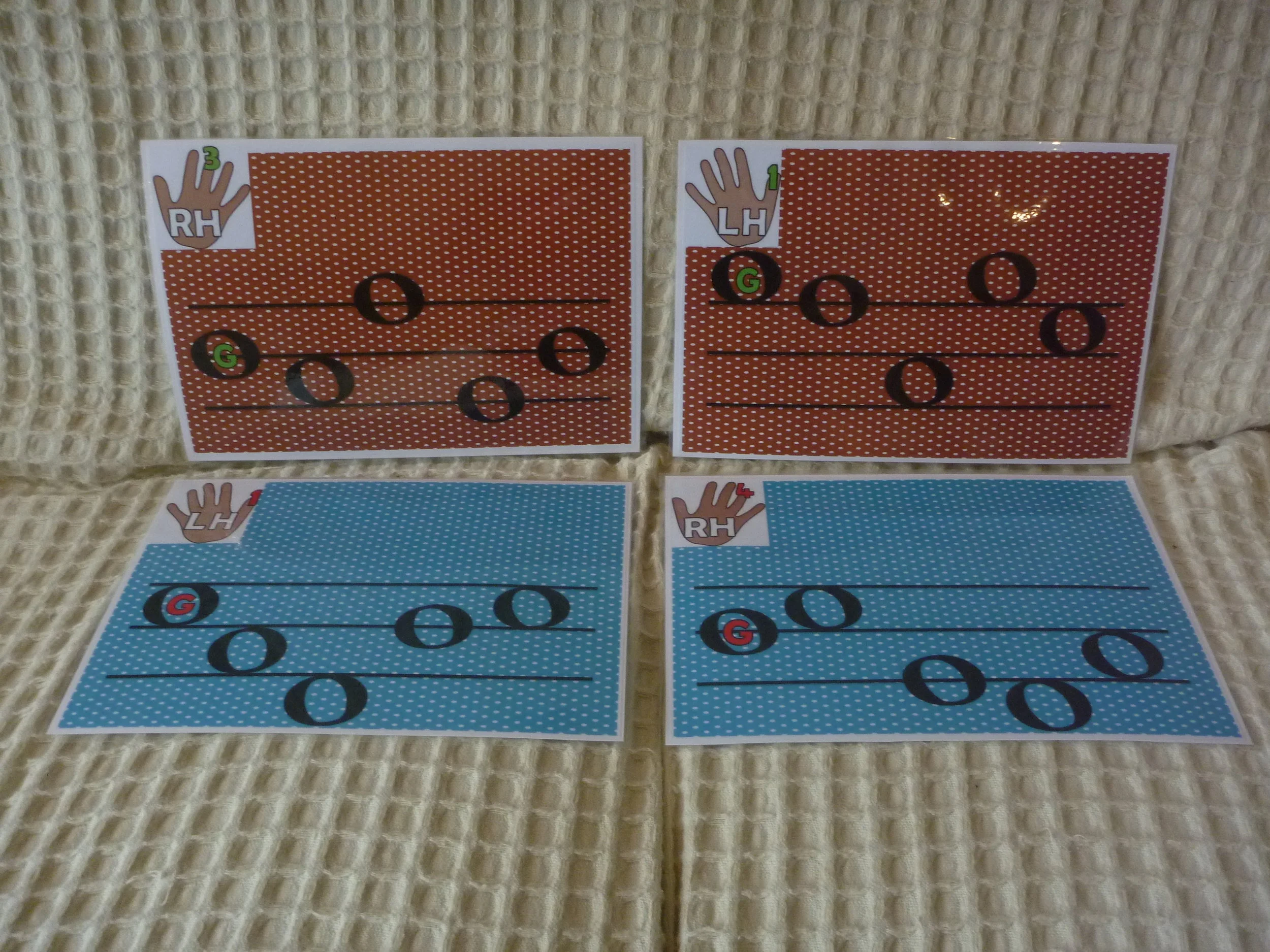 Interval cards, Piano lessons, Sumner, Christchurch