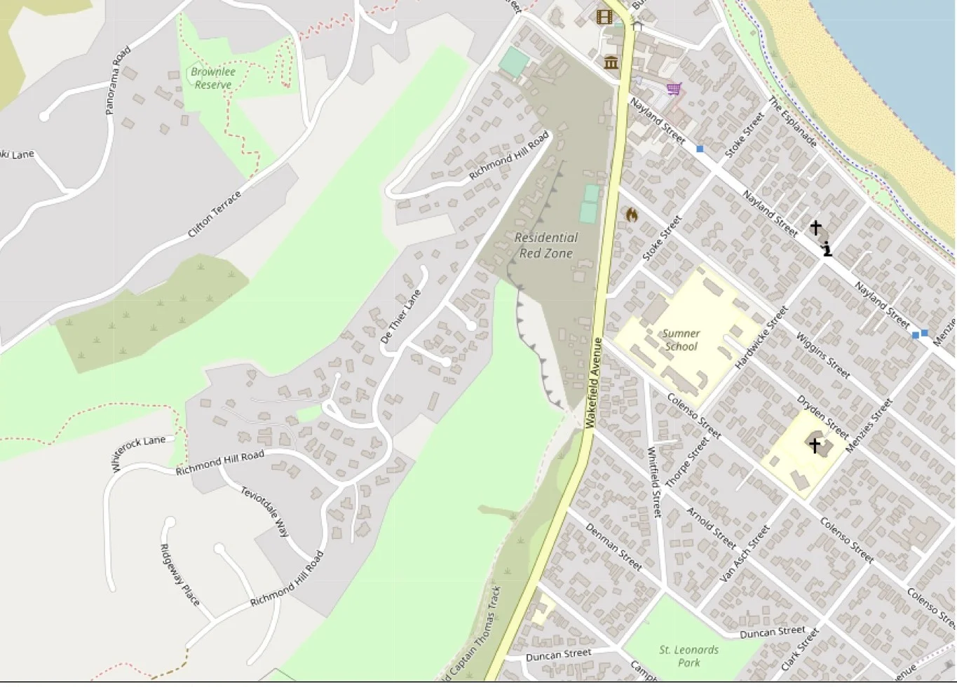 RichmondHillRoadSumnerOpenStreetMap.jpg