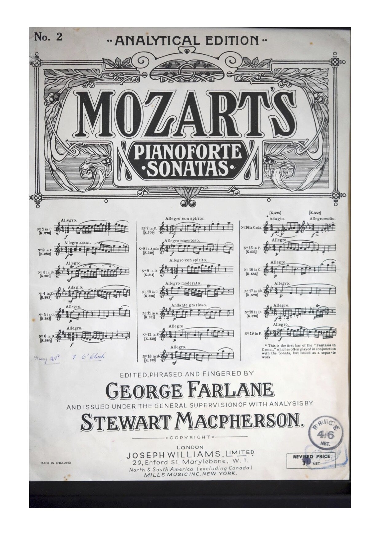 Mozart Sonata no. 2 F major K280 — Piano & Theory Lessons