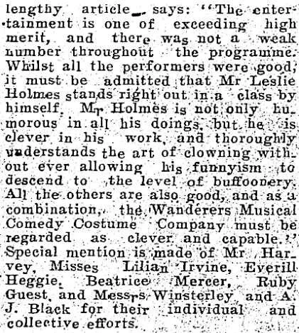 WanderersPapers Past _ Newspapers _ Nelson Evening Mail _ 4 August 1911 _ AMUSEMENTS.jpg