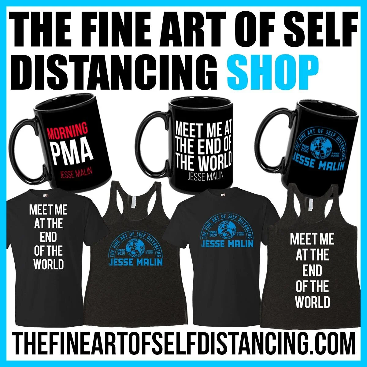 New Merch: The Fine Art of Self Distancing Shop