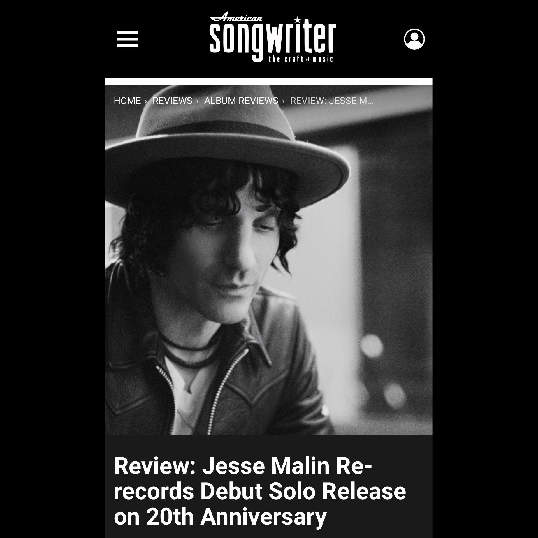 Review: Jesse Malin Re-records Debut Solo Release on 20th Anniversary