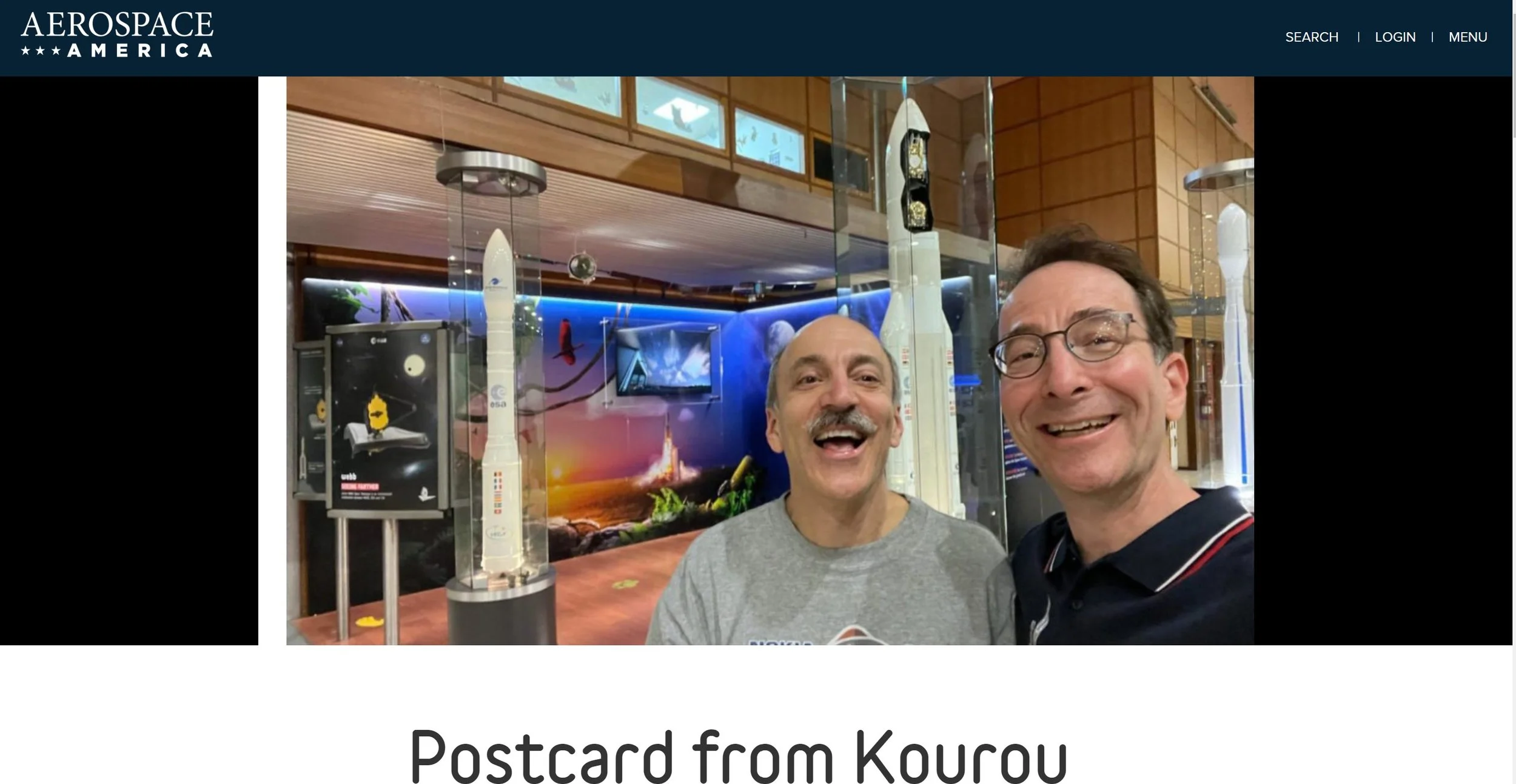 Aerospace America - February 2022 - Postcard from Kourou
