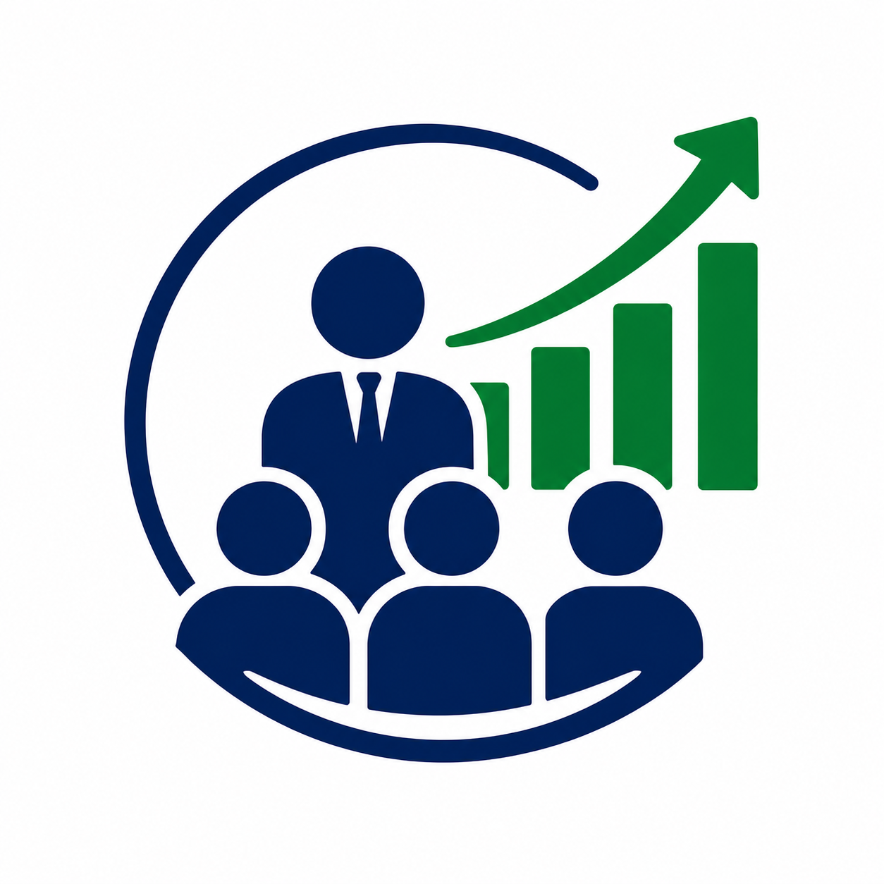 Graphic illustrating how developing internal facilitators increases improvement capacity, enabling organizations to scale continuous improvement efforts, solve more problems, and achieve greater results.