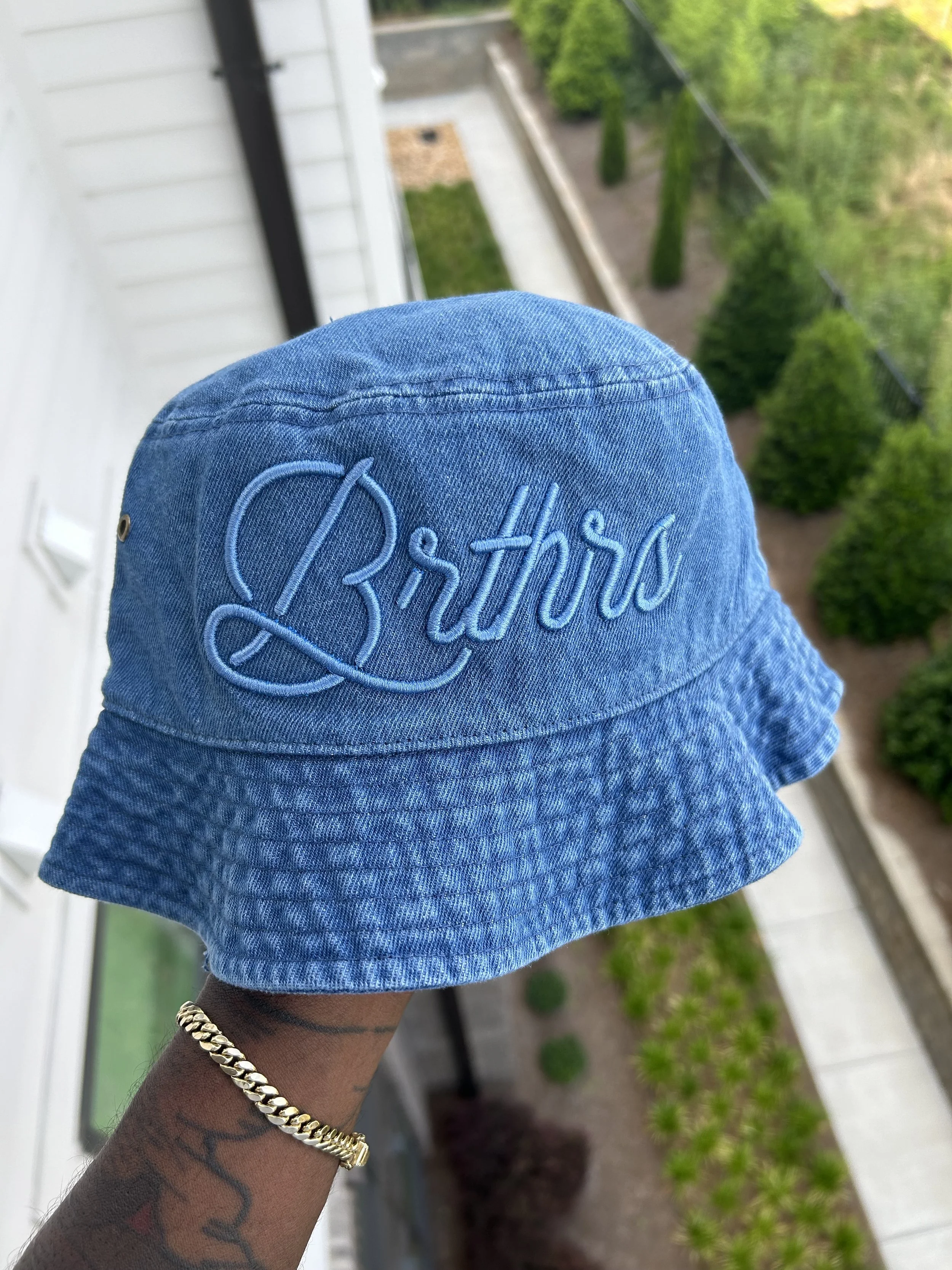 BRTHRS Denim Bucket Hat