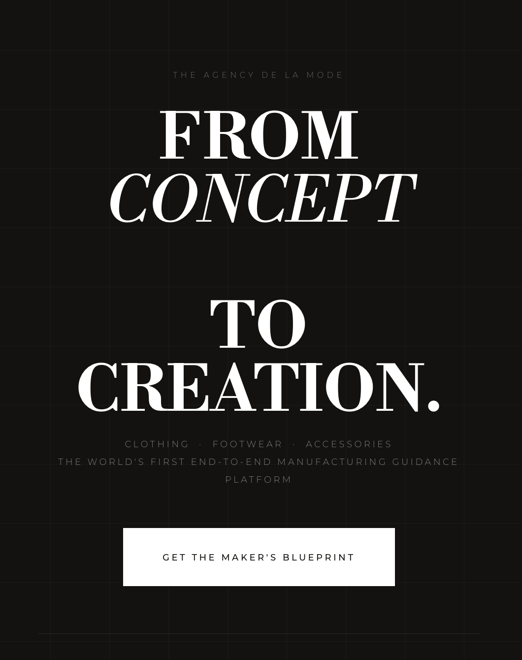 THE MAKER'S BLUEPRINT
