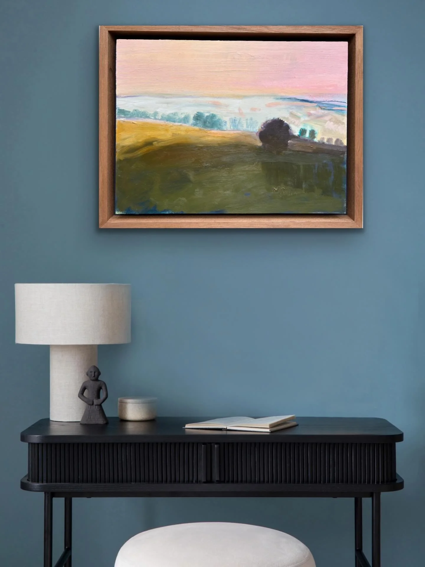 Newly framed. 
Foggy morning. Bath.
Oil on wood. #collector #artwork #oilpainting #somersetlife #landscapepainter