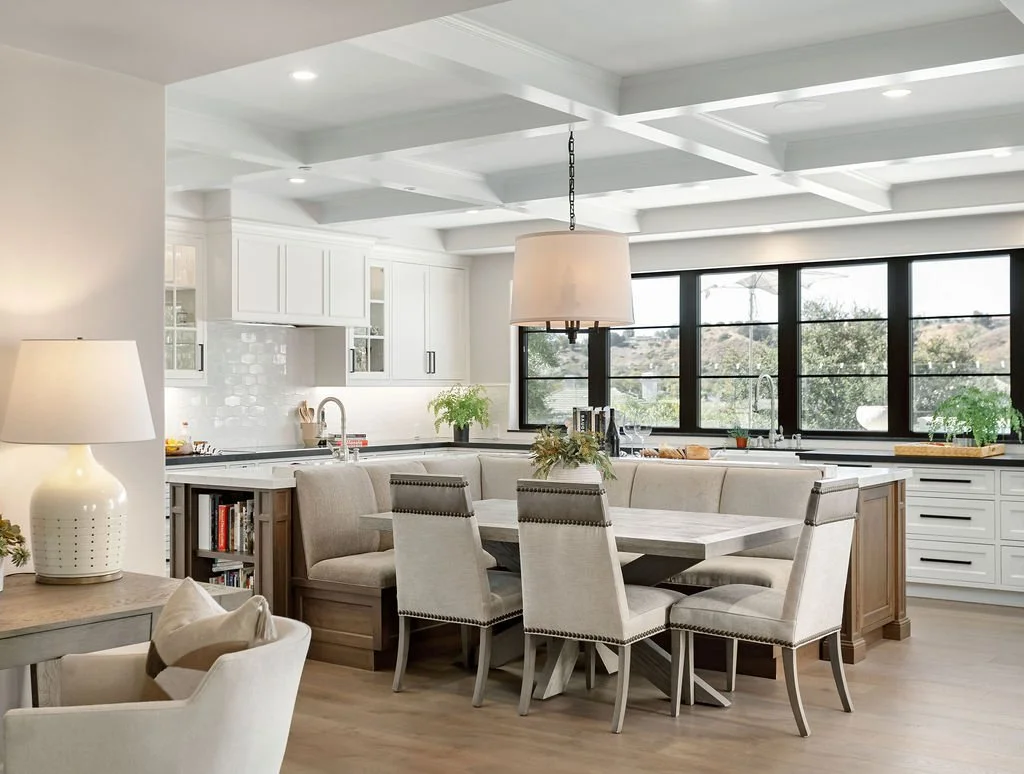 Dining area next to kitchen