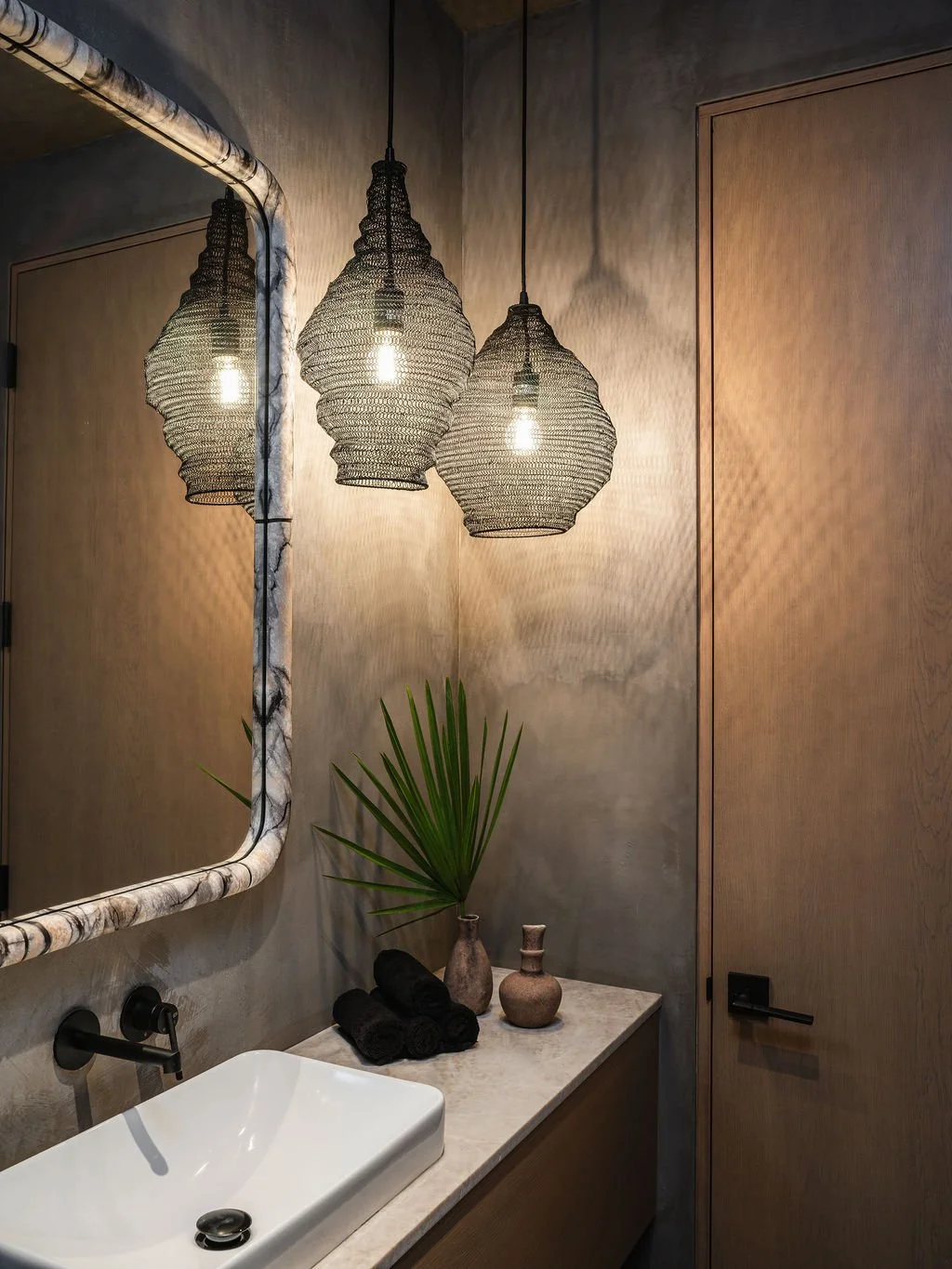 Mood lighting in the bathroom