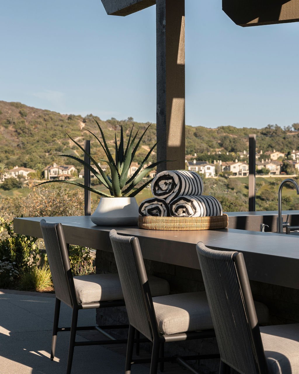 Outdoor seating area