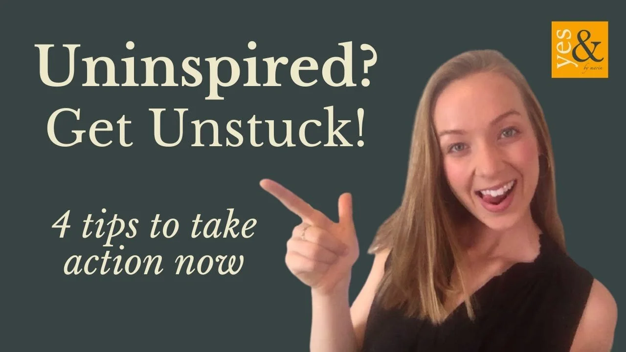 How to Get Unstuck in Life When Uninspired | Take Action NOW!