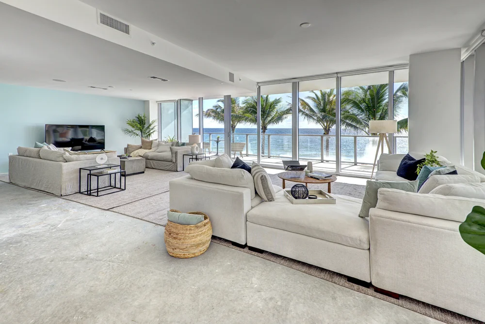 Image showcasing Staging a Luxury Oceanfront Condo in Coastal Style — CURATED.