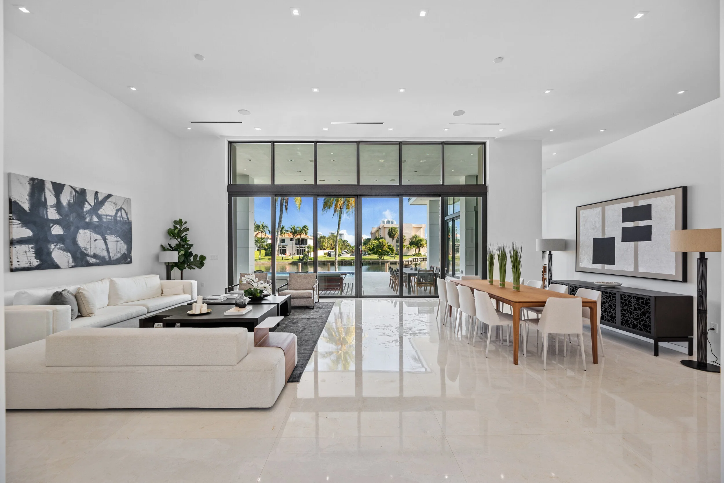Modern Interiors Florida Modern Waterfront Living; Miami Florida