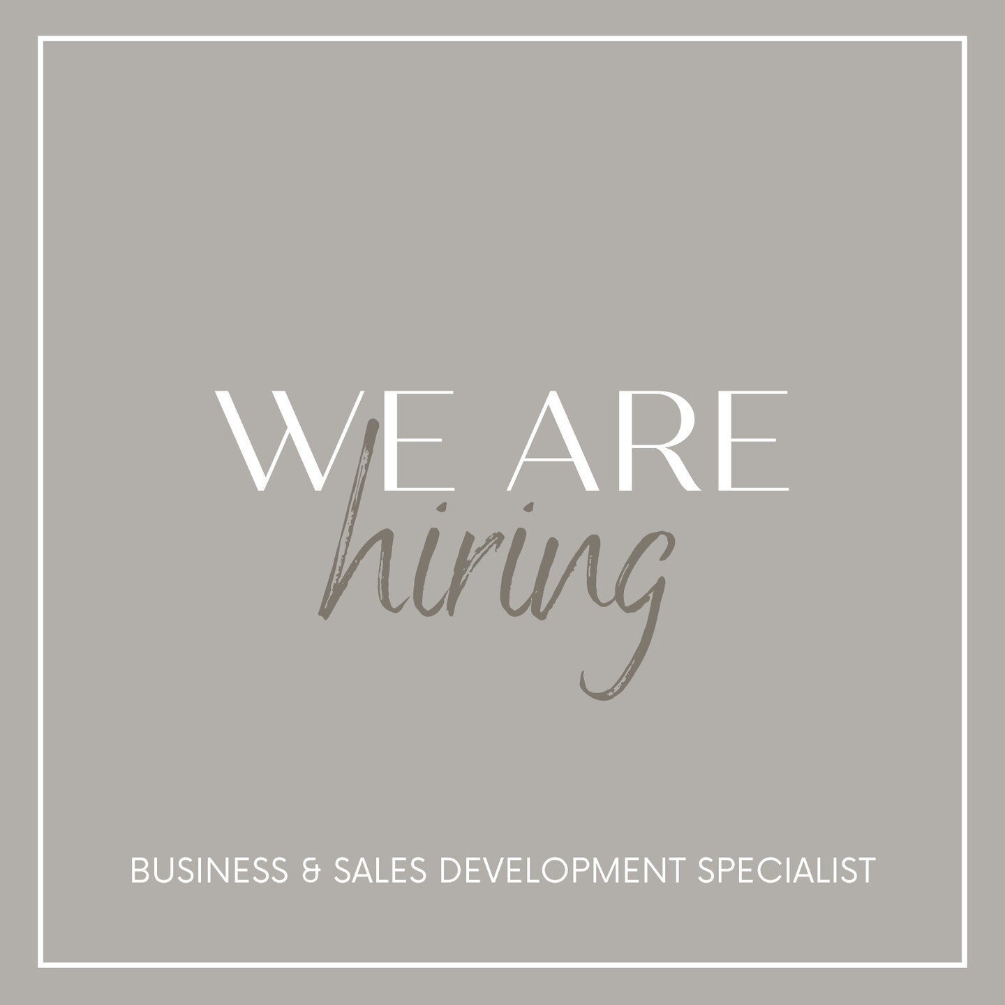 WE ARE HIRING: Business Development, Sales &amp; Marketing Specialist! See the full job description (link in bio).

CURATED., a Miami Beach-based luxury interior design firm with European sensibilities, is seeking is seeking a dynamic, jack-of-all-tr