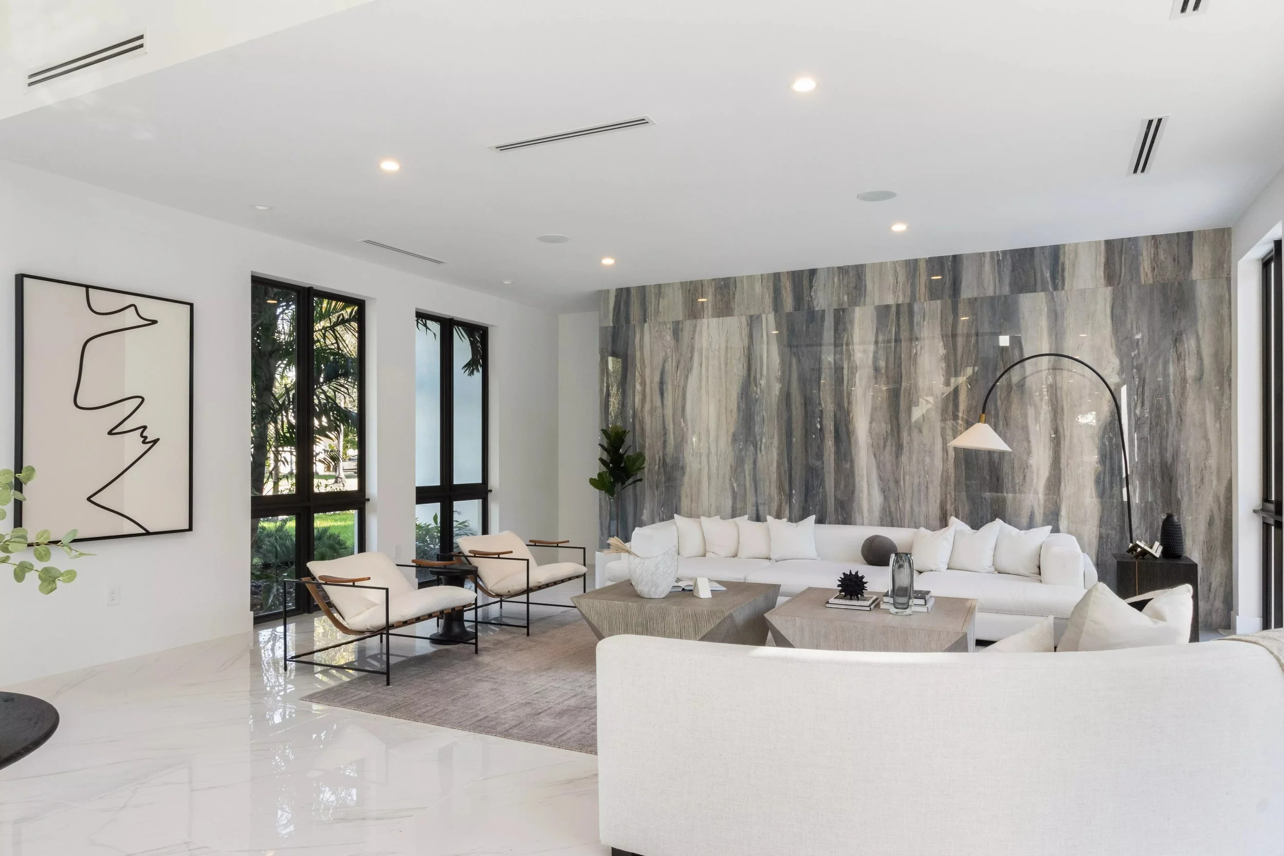Coral Gables Mansion; Contemporary Interior Design — CURATED.