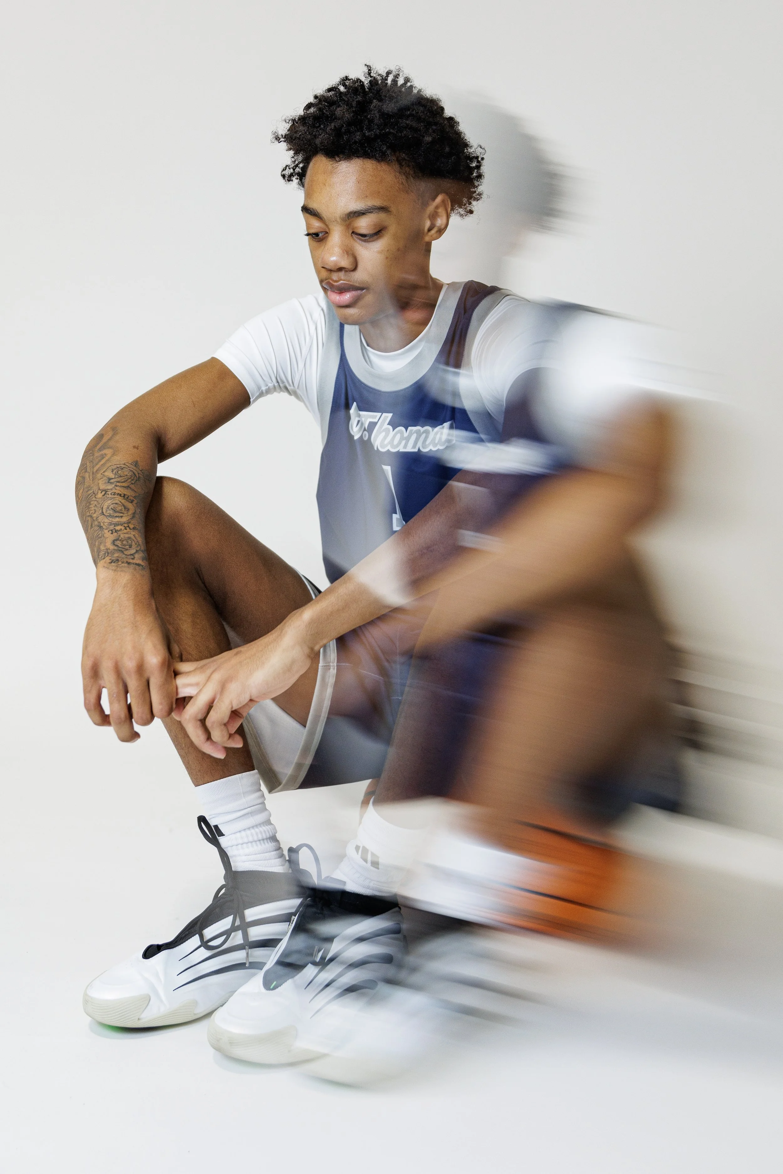 Media Day with St. Thomas More National Team player DJ Hawkins