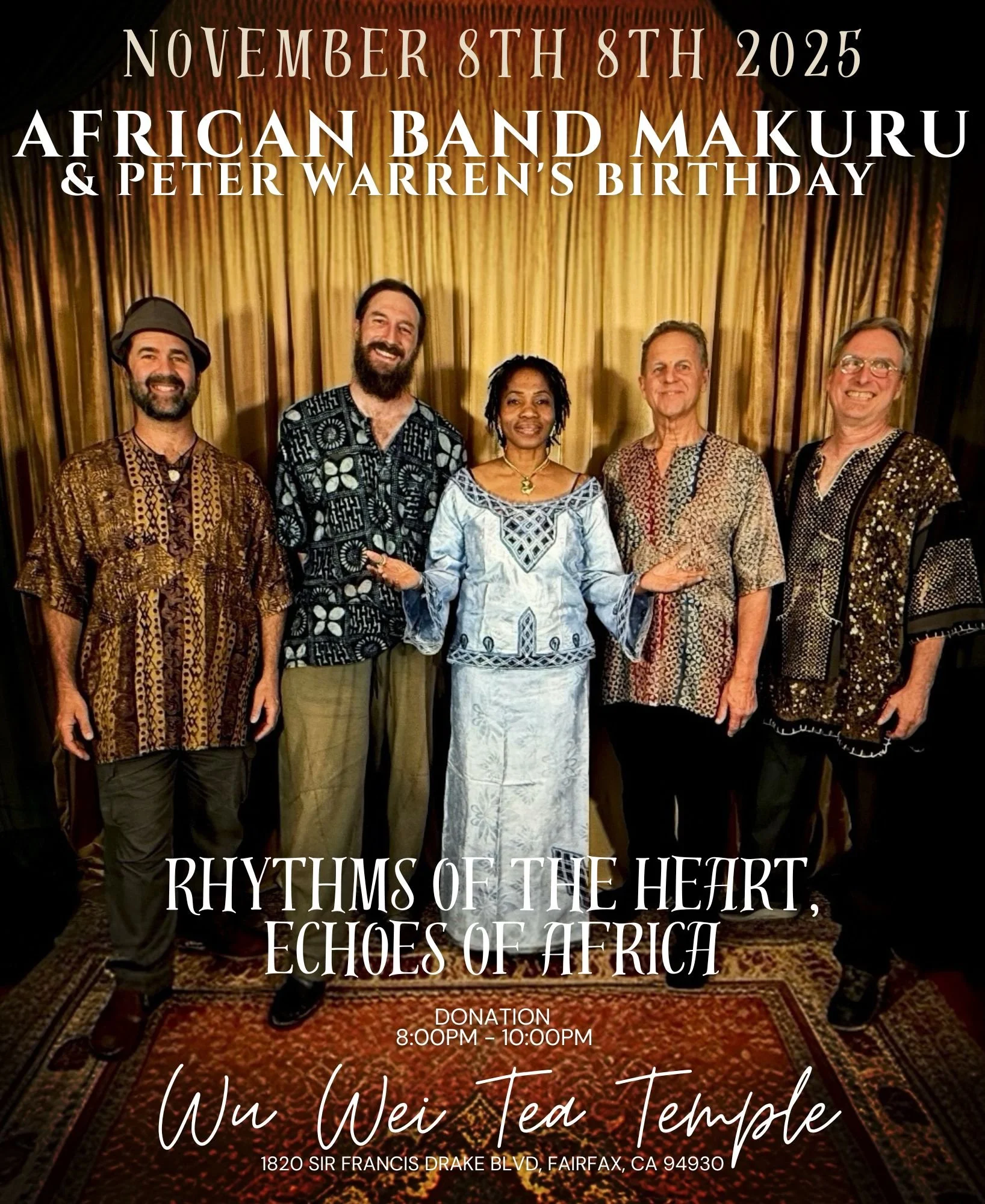 African Band Makuru and Peter Warren's Birthday