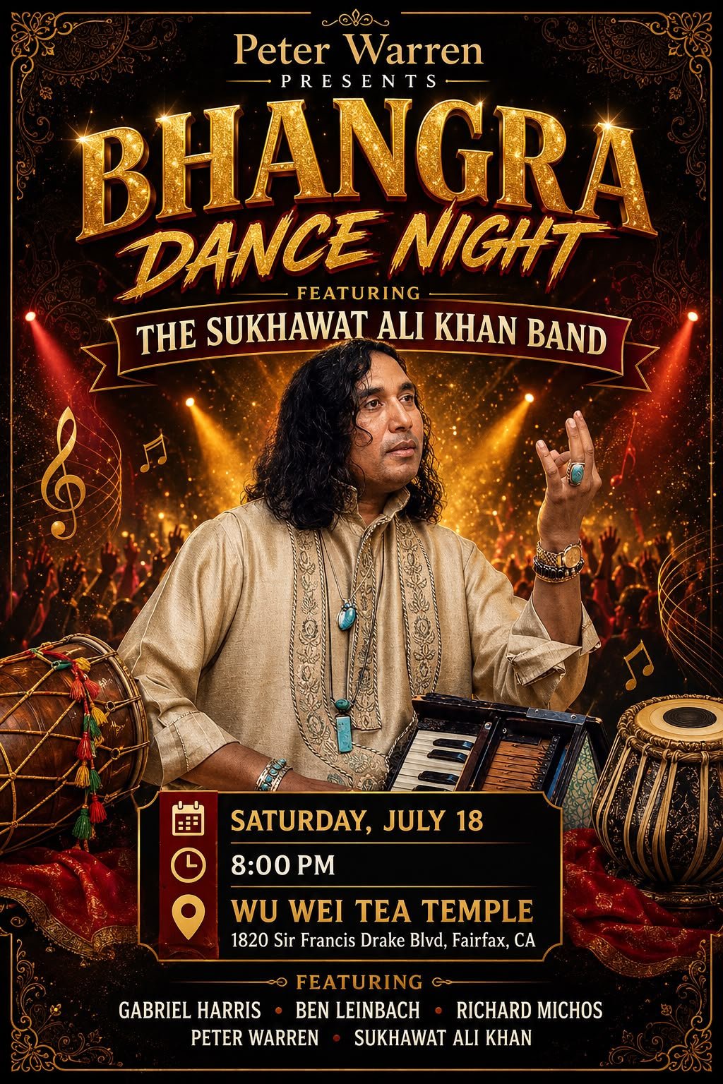 Peter Warren Presents: Bhangra Dance Night w/ The  Sukhawat Ali Khan Band
