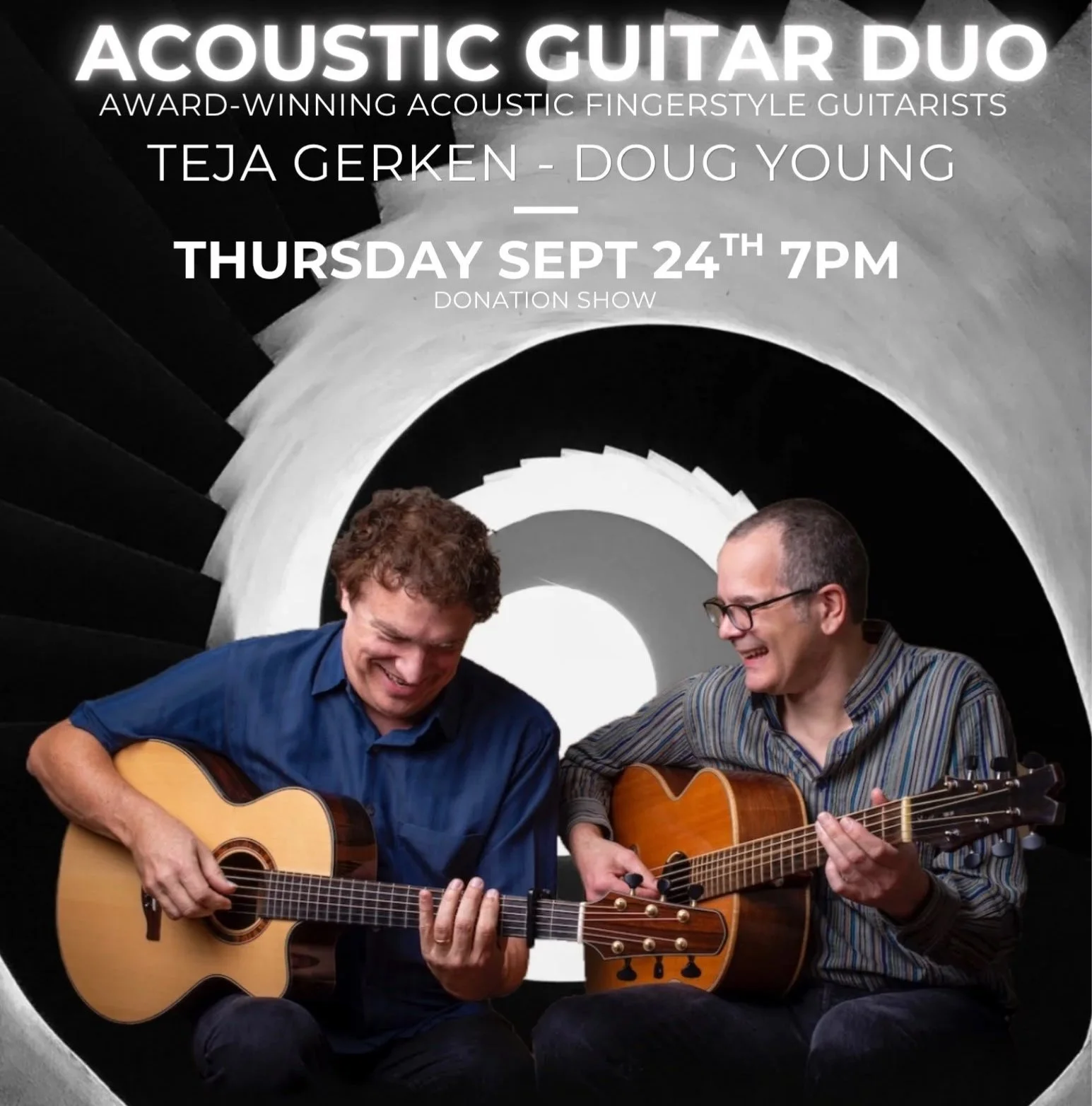 🎸 ACOUSTIC GUITAR DUO — TEJA GERKEN &amp; DOUG YOUNG