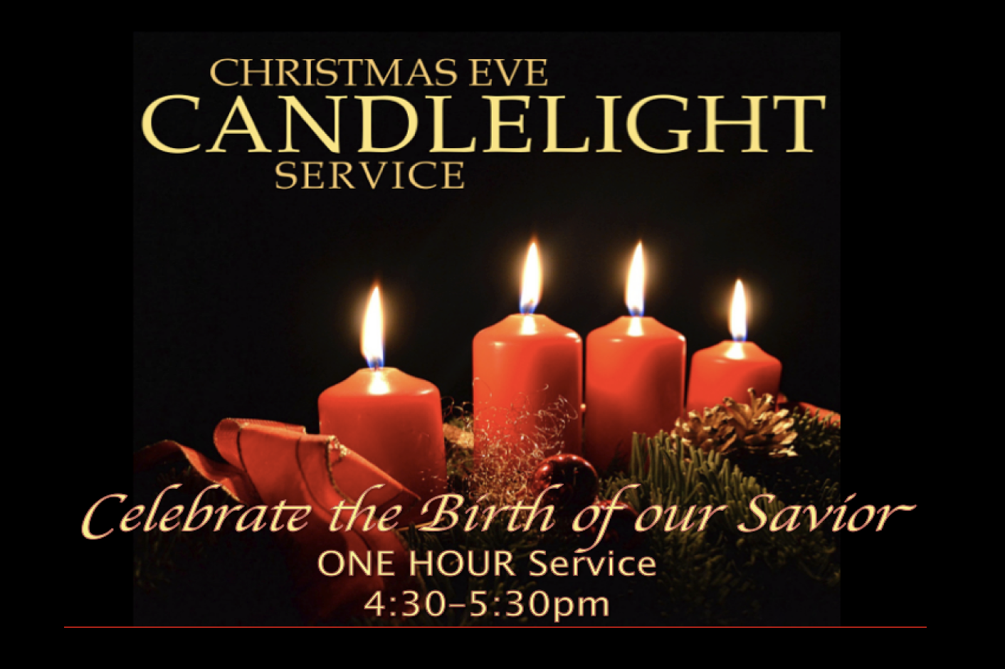 Candlelight Christmas Eve Service 