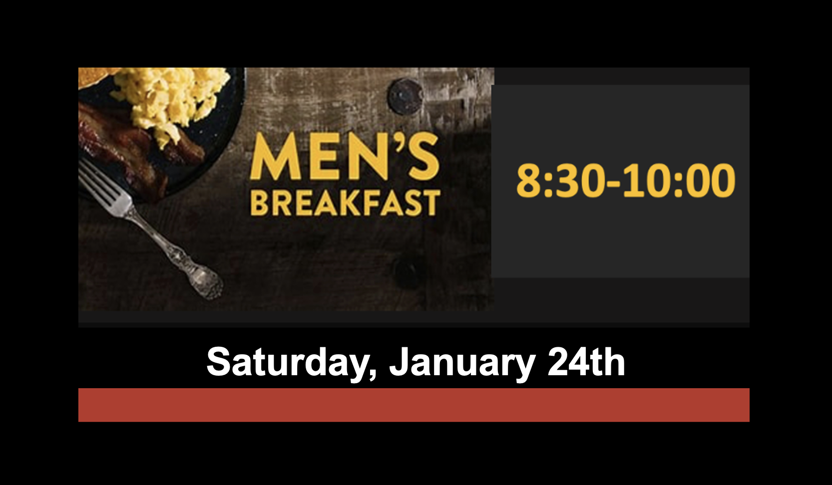 Men's Breakfast 