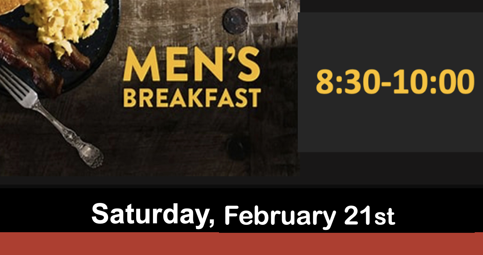 Men's Breakfast 