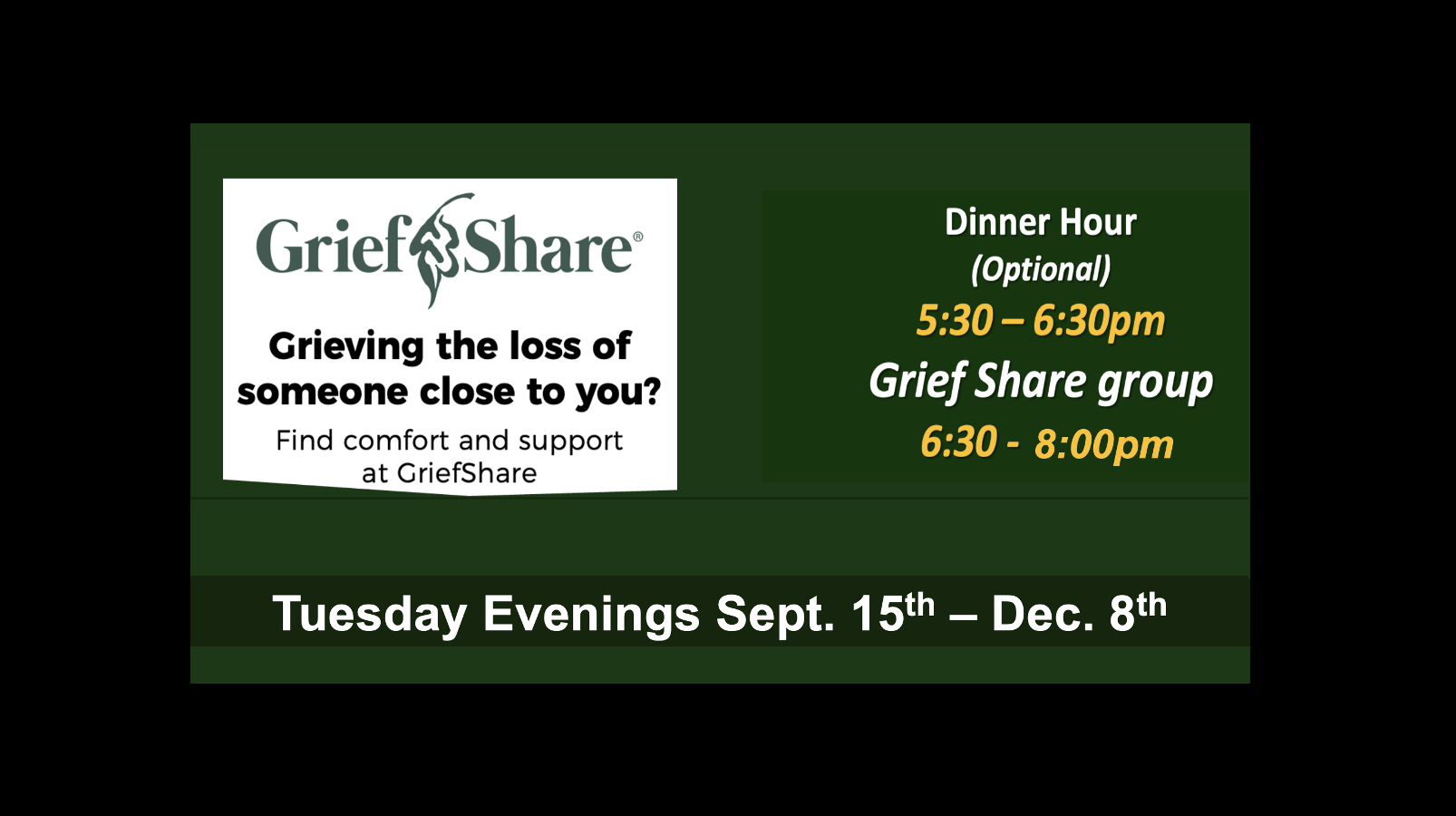 Grief Share Bereavement Group