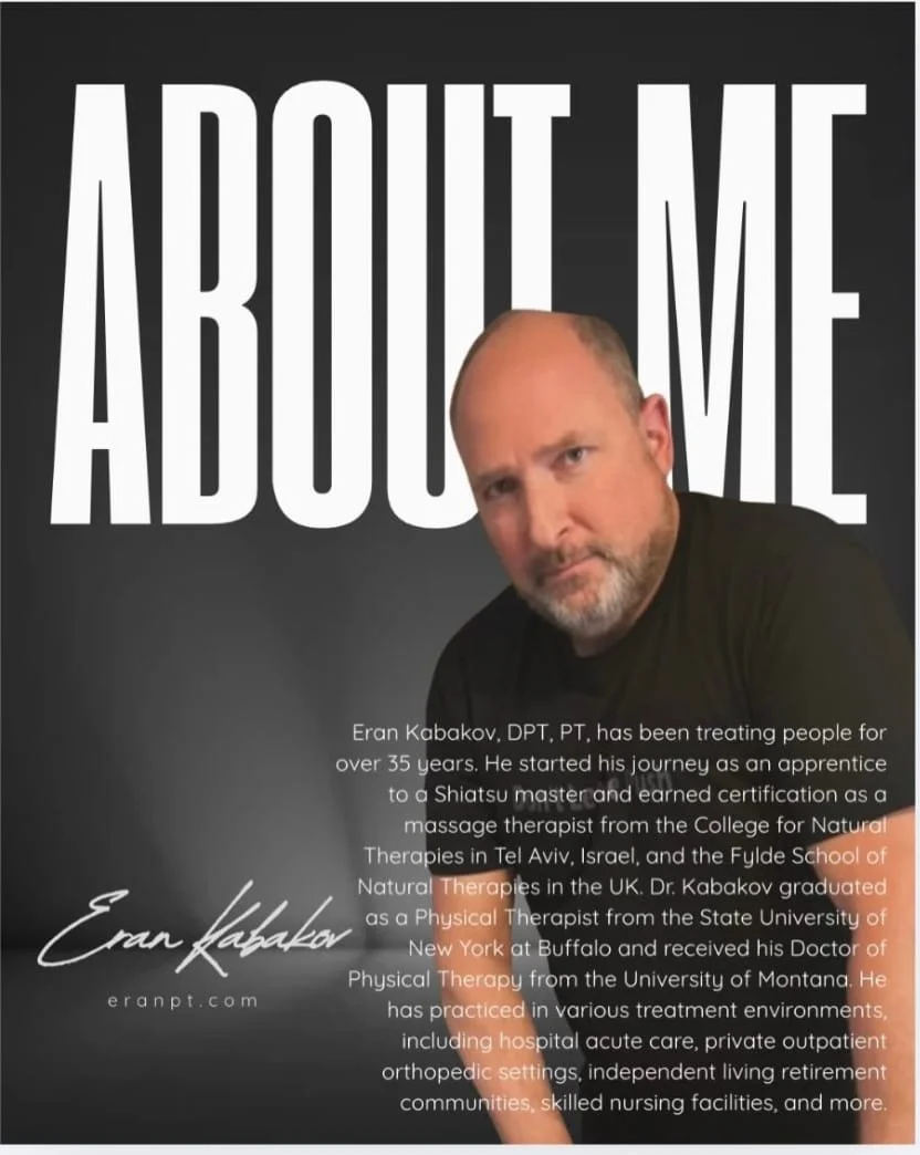 image of Eran Kabakov PT with word description and biography