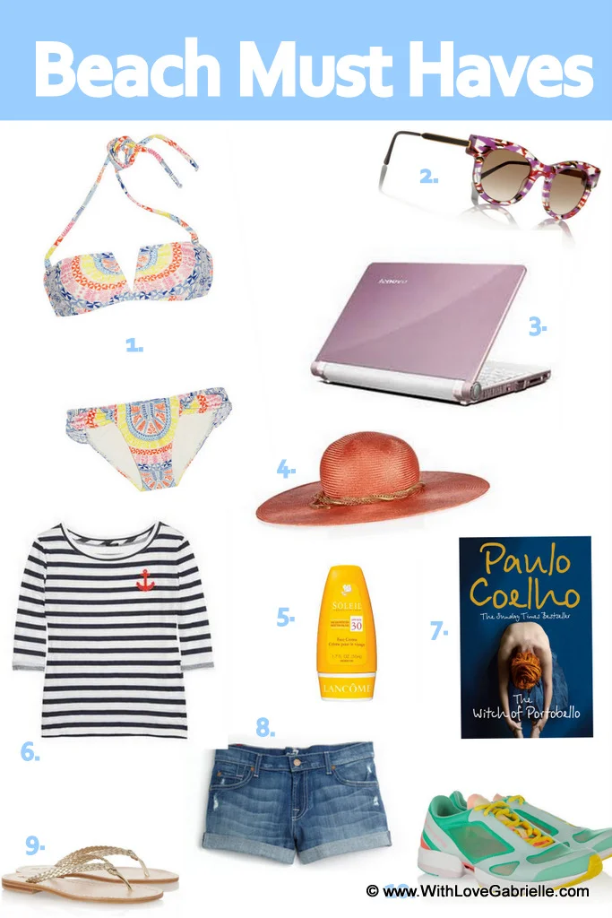 packing for the beach