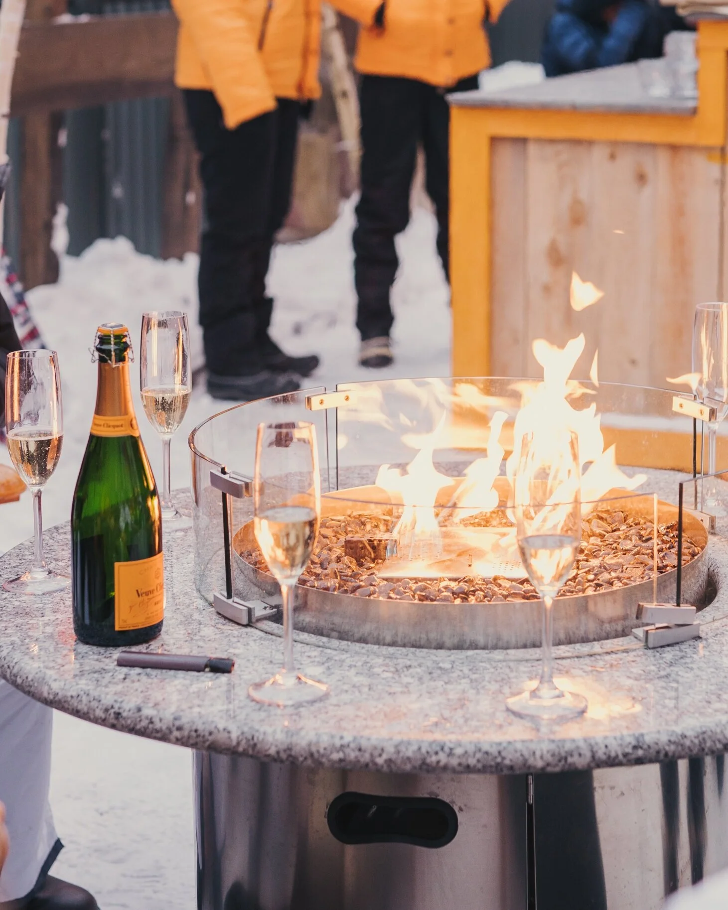 Clicquot in The Snow - Mont Tremblant