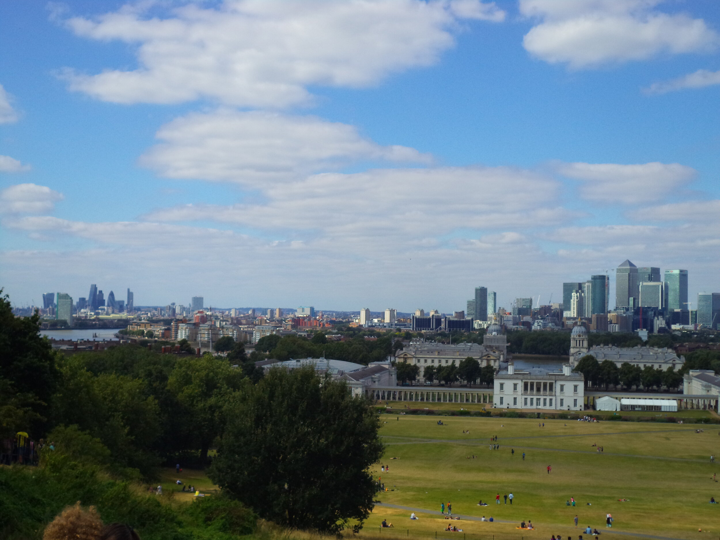 The view from Greenwich Park