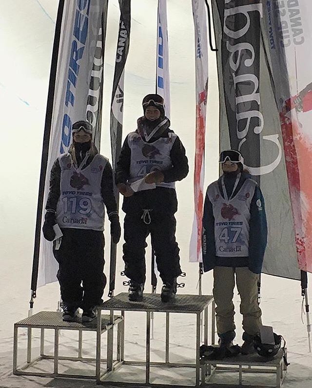 Huge shoutout to @itsamysaywhat for taking🥇in the Canada Cup halfpipe at COP