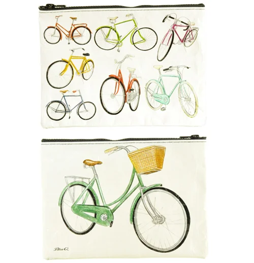 Bicycles zipper pouch