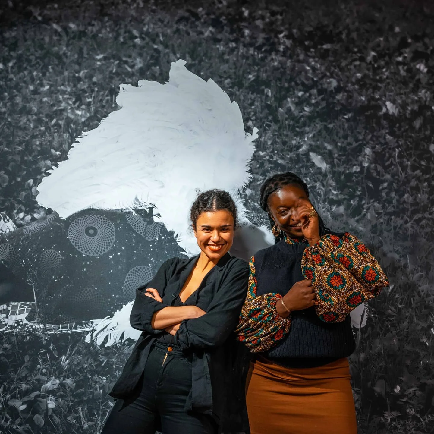 I can't believe the final day of our twin exhibition this fall is here! that's so crazy! Thank you so much for being a mega, fantastic, AMAZING, bomb ass curat(or)ress, Lisa🧡🧡 You took this on like the angel that you are, and made this whole proces